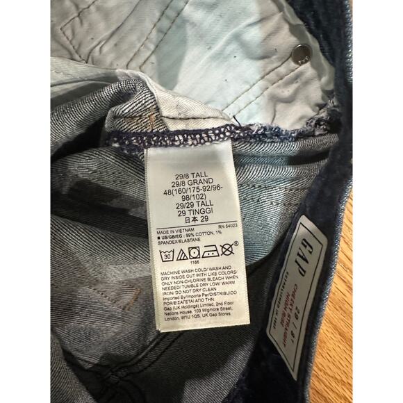 Gap 1969‎ Women's Size 28 True Skinny Jeans  Dark Wash Stretch Denim Mid Rise - Picture 8 of 9